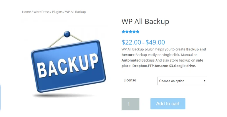 WP All Backup