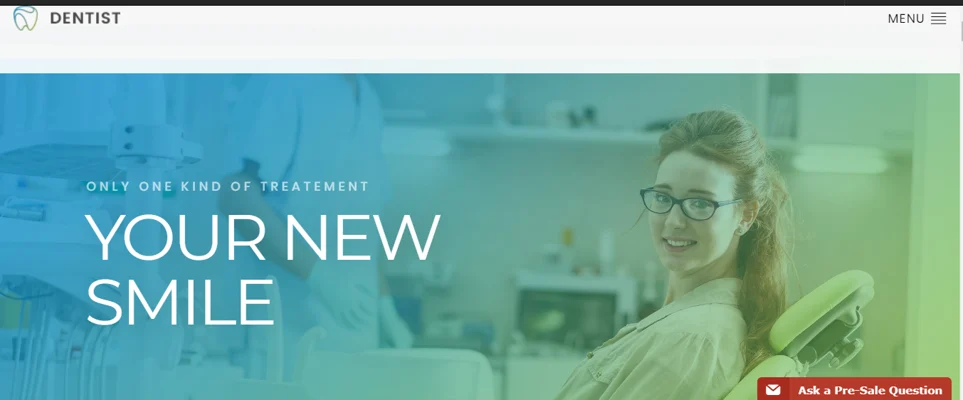 Dentist WP, wordpress theme