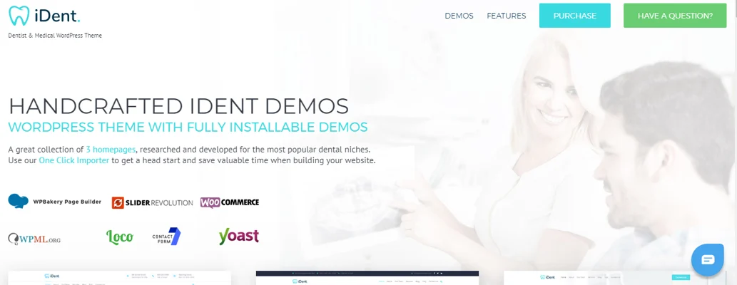 ident theme, wordpress theme
