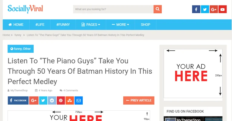 sociallyviral theme, RTL support theme