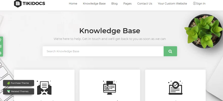 tikidocs theme, creative Q&A theme