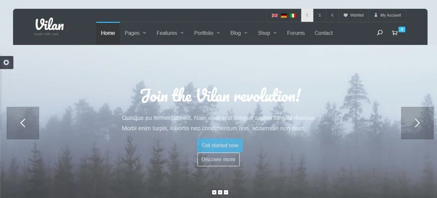 vilan theme, bbpress theme