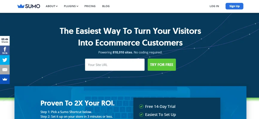 WordPress Email Marketing Plugins, sumo plugin
