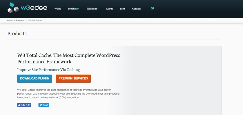 w3 total cach, best free and paid tool