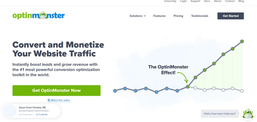 Digital Marketing WordPress Plugins, optinmonster plugin