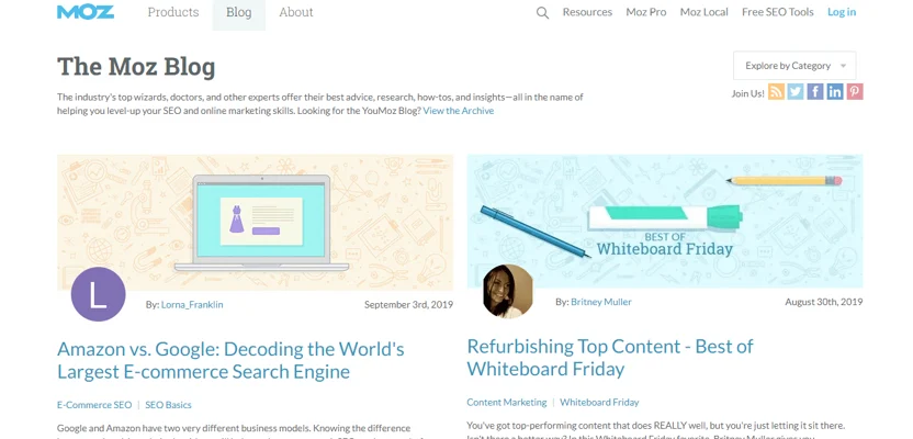 moz blog, Marketing Blogs