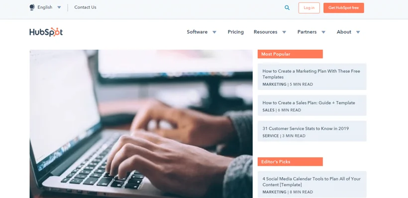 hubspot blog,best free and paid blog