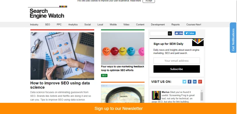 search engine watch blog, best free and paid blog