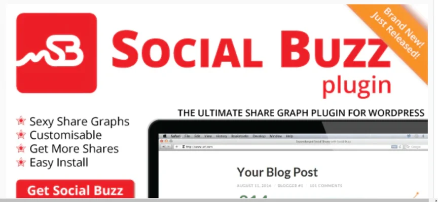 WordPress Social Sharing Plugins, socialbuzz plugin