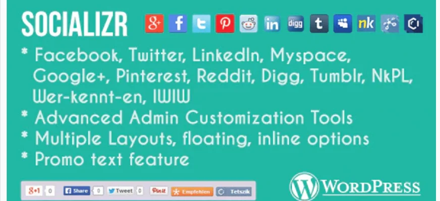 socializr plugin, best free and paid WP plugin