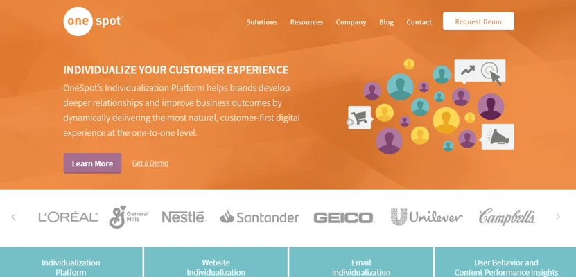 onespot content, artificial intelligence platform