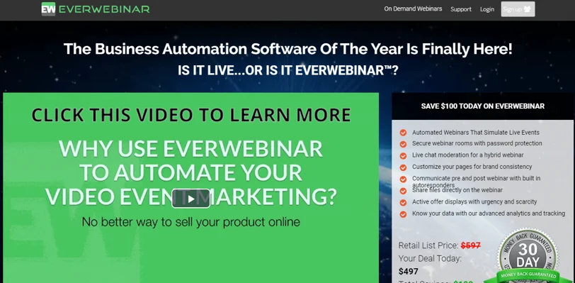 EverWebinar plugin, WordPress Webinar Plugins