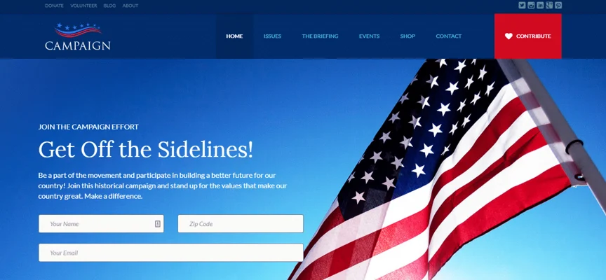 campaign theme, best free and paid theme