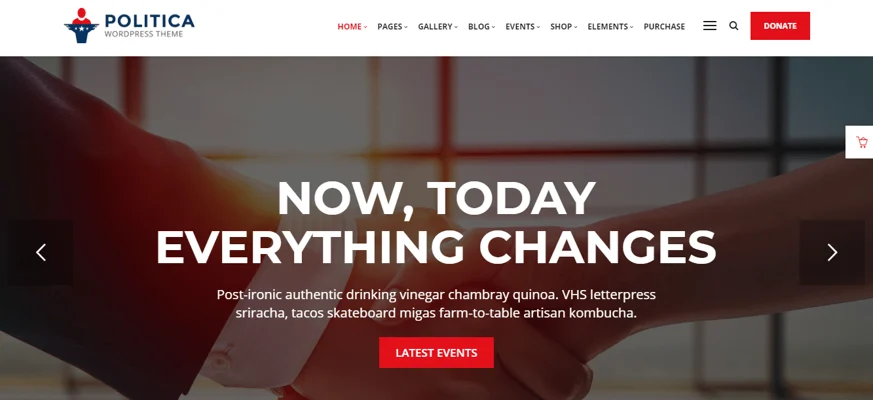politica theme, best free and paid WP theme
