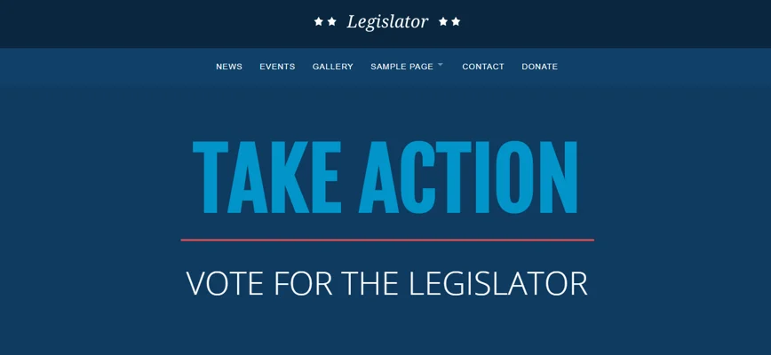 legislator theme, Government WordPress Themes
