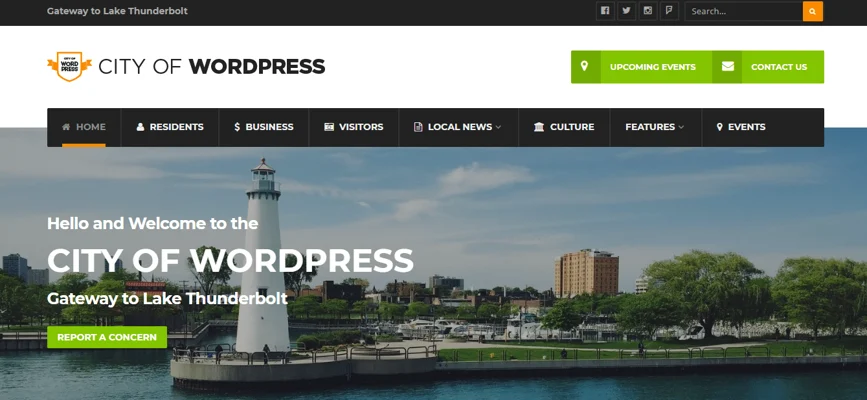 city of wordpress, best free and paid wordpress theme