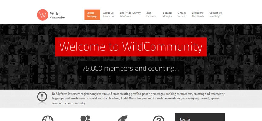 wild community theme, best free and paid theme