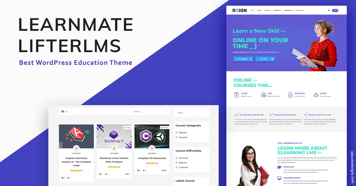 WordPress LMS Theme