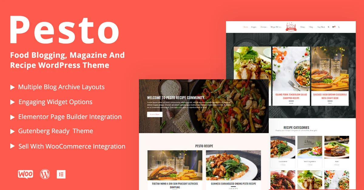 WordPress Food Blog Theme