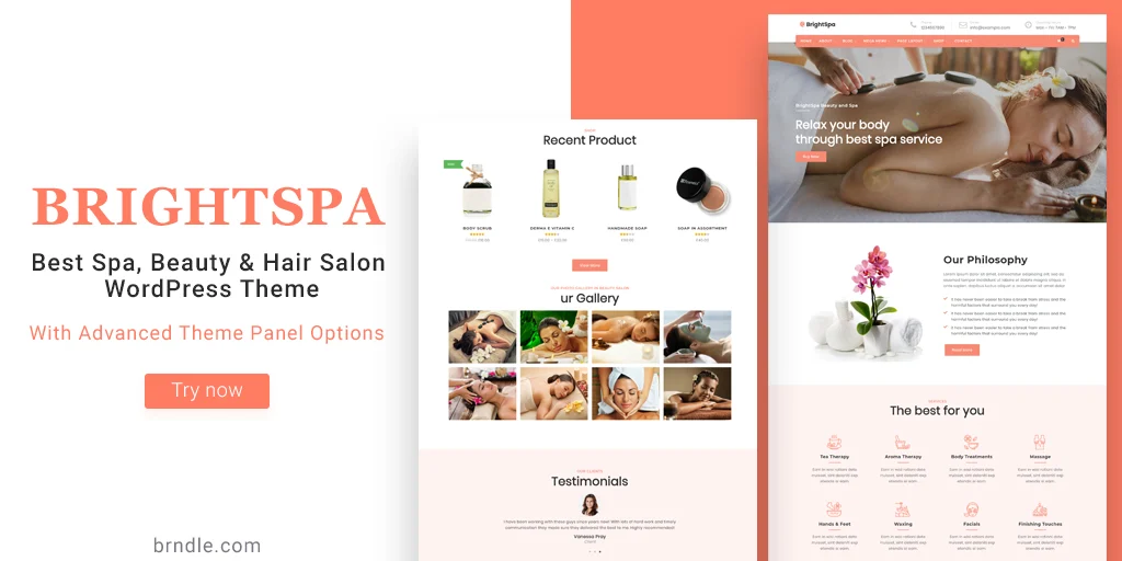 Spa WordPress Theme