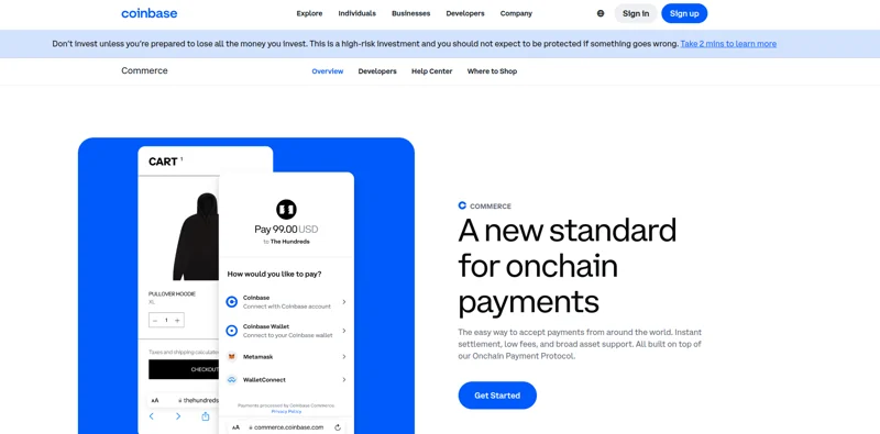 Coinbase Commerce