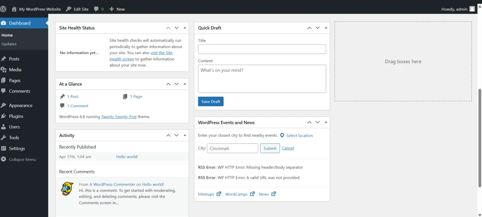 How to install WordPress