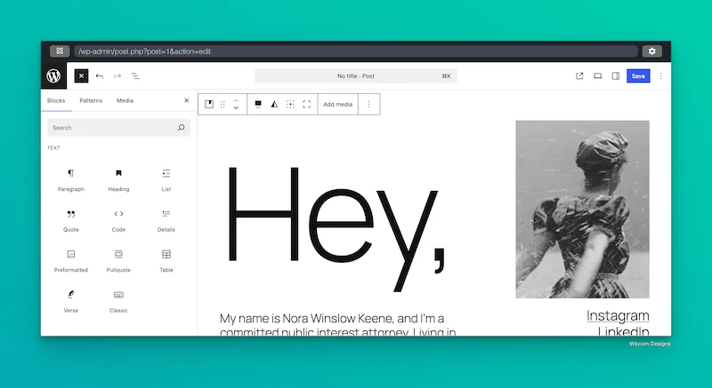 WordPress for coaches