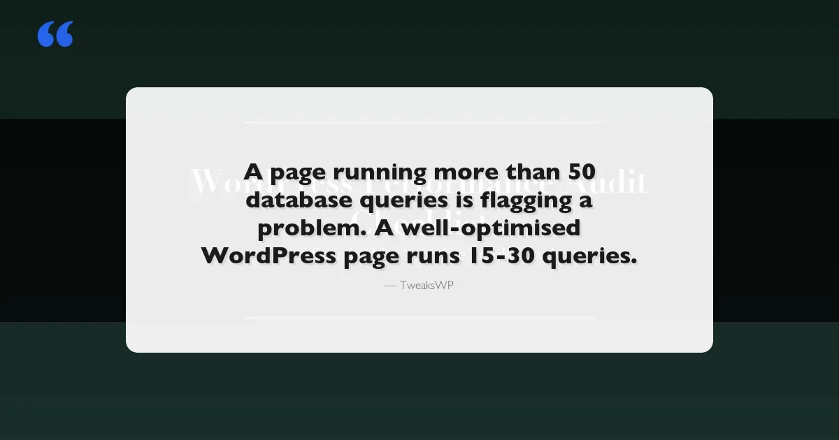WordPress Performance Audit Checklist: Find Exactly Why Your Site Loads Slowly