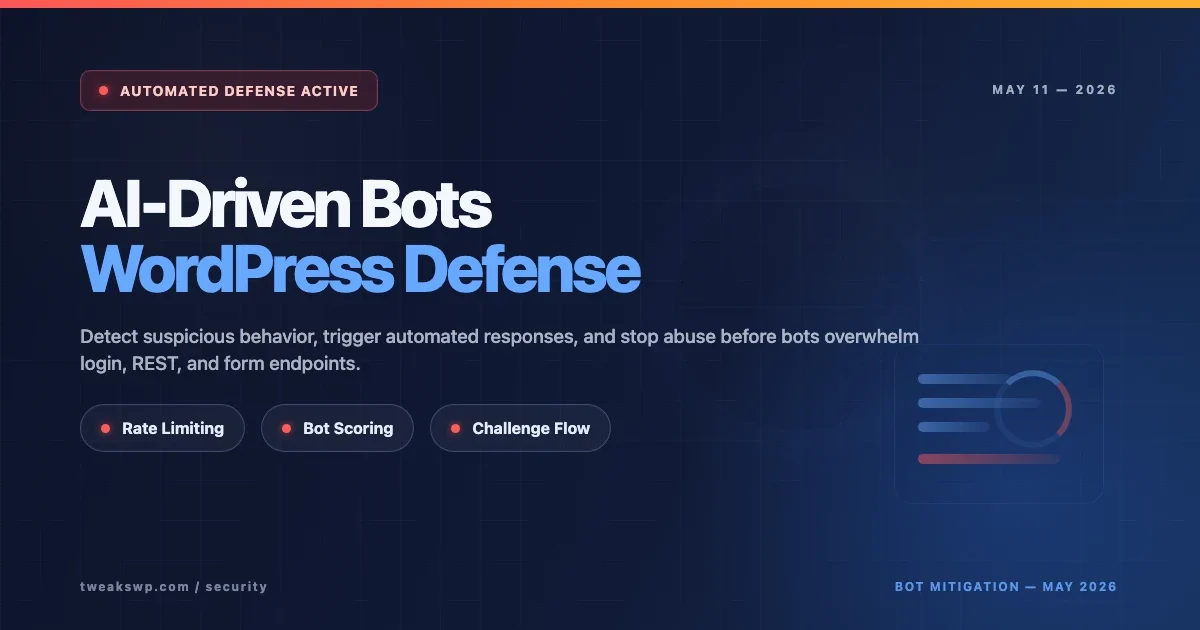 AI-Driven Bots WordPress: Automated Security Responses