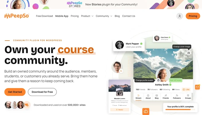 PeepSo social networking plugin for WordPress