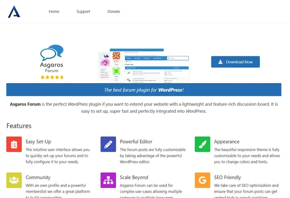Asgaros Forum plugin for WordPress