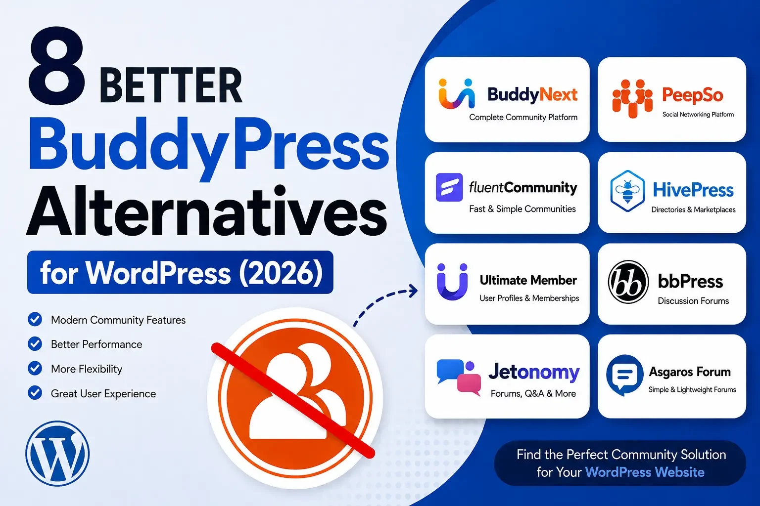 Best 8 BuddyPress Alternatives for WordPress (2026)