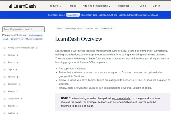 LearnDash plugin