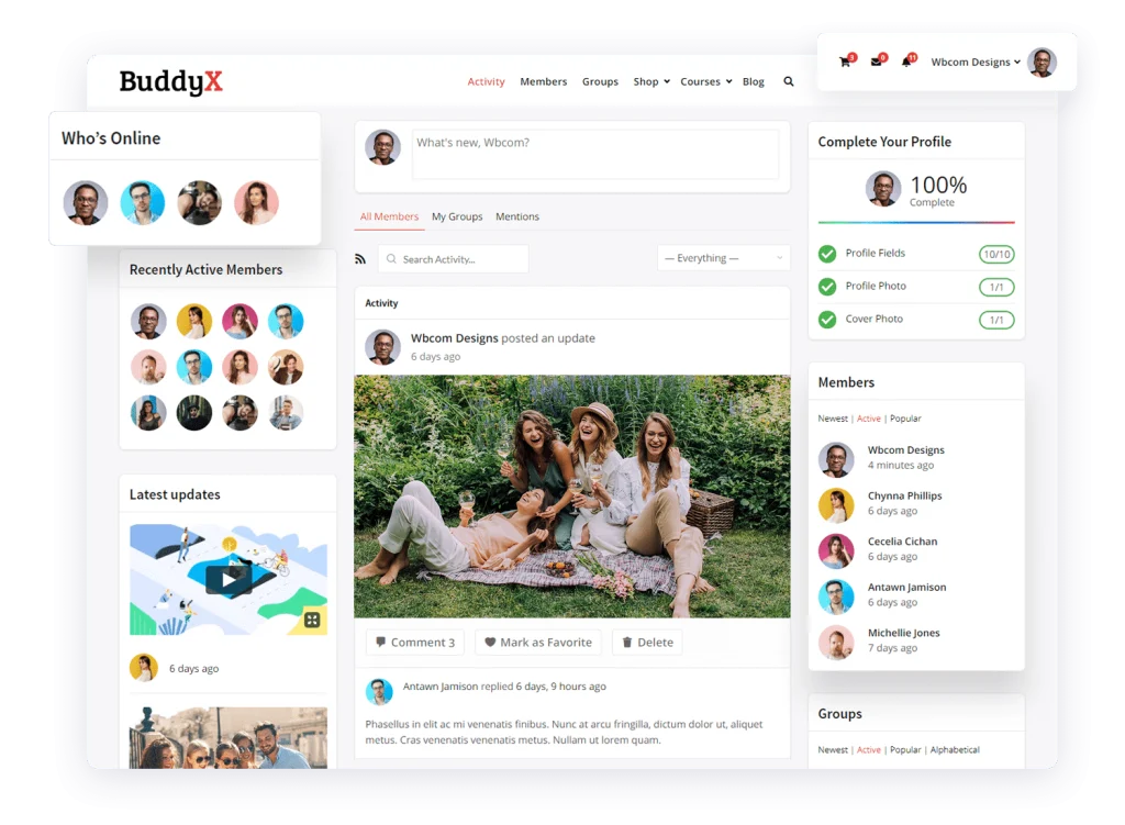 BuddyX community platform