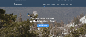 Adventure Tours theme, travel wordpress themes