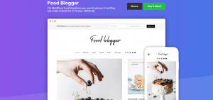 food blogger theme, Designers and Artists WordPress Themes