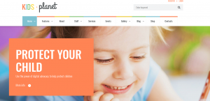 kids planet theme, best theme for website