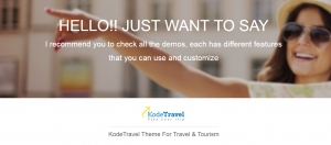 kode travel theme, travel agency website templates wordpress