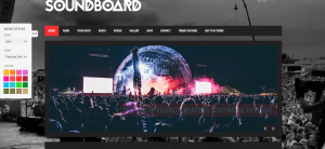 soundboard theme, best creative website theme