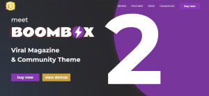 Boombbox theme, Selling WordPress Magazine Themes