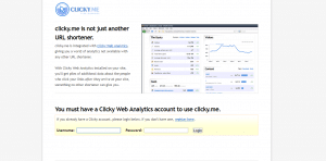 clicky.me website, URL Shortener Websites 