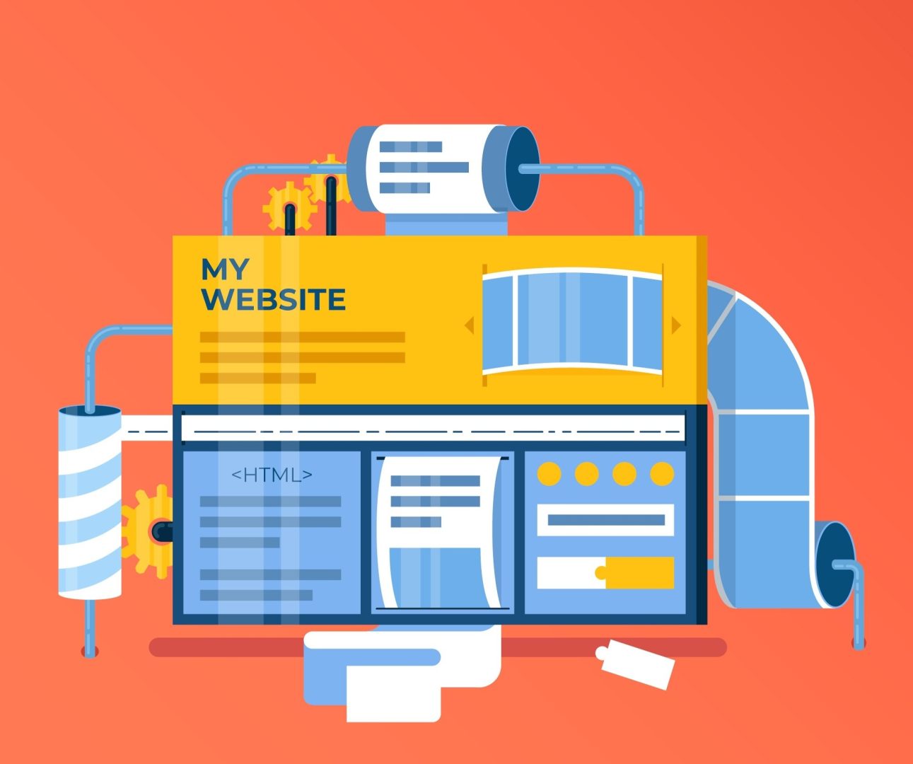 what is the html for navigationmenu in wordpress