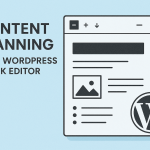 Content planning with WordPress block editor