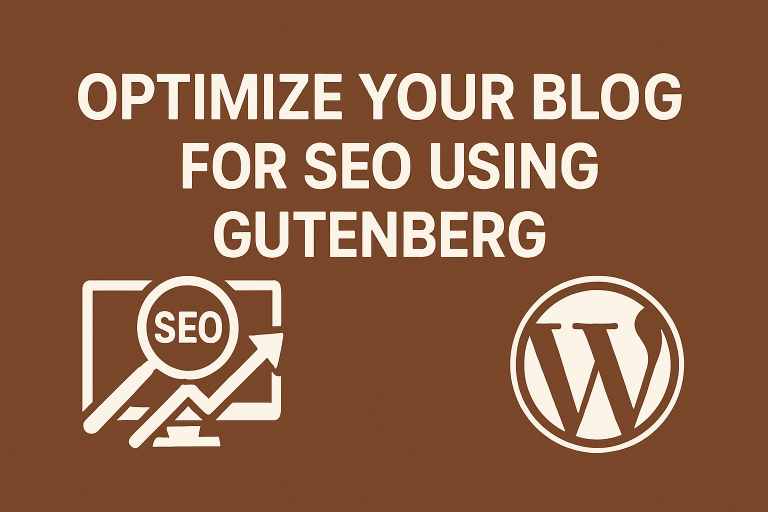 Optimize your blog for SEO using Gutenberg