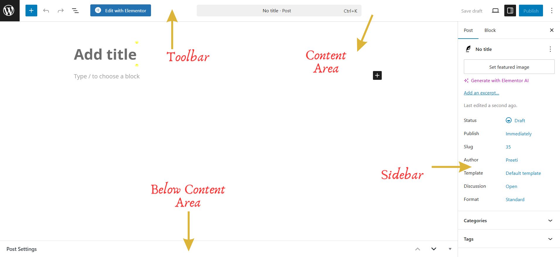 WordPress Gutenberg Editor