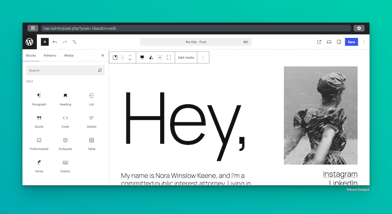 WordPress for coaches