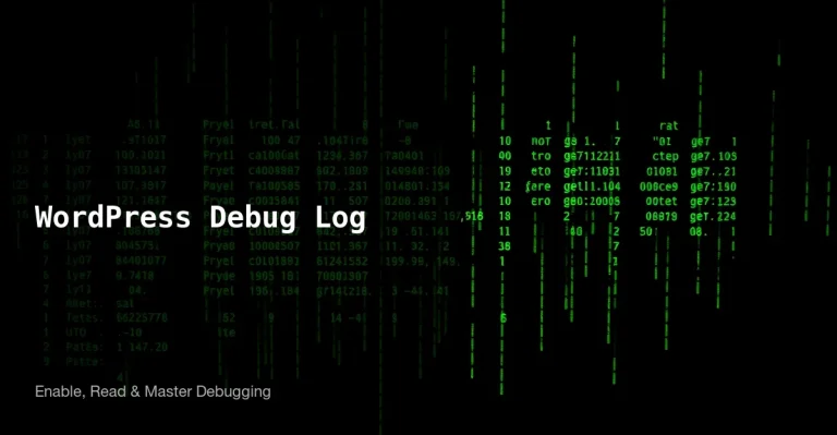 WordPress Debug Log Guide - Enable Read and Master Debugging