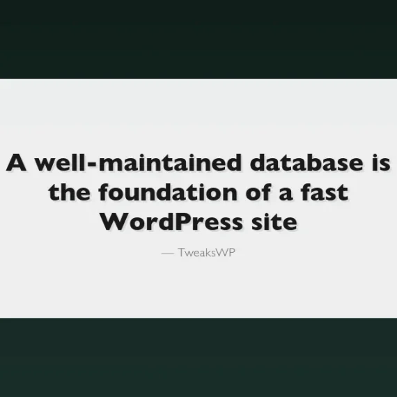 WordPress database maintenance guide showing OPTIMIZE TABLE commands and WP-CLI database tools