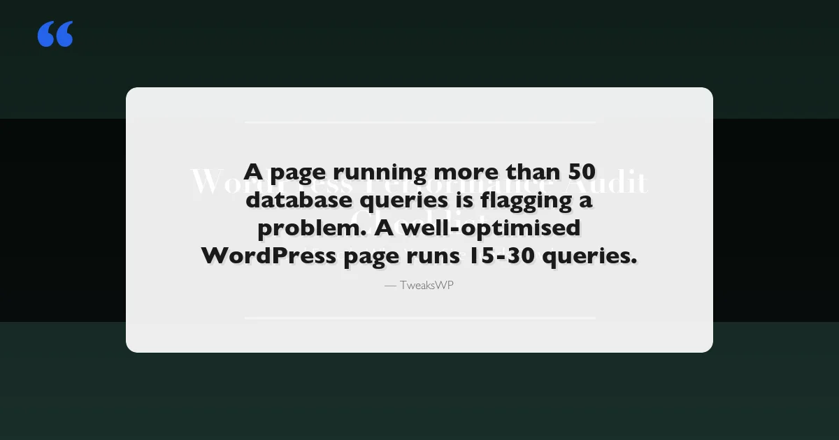 WordPress Performance Audit Checklist: Find Why Your Site Loads Slowly