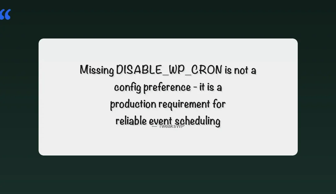 WordPress cron jobs best practices - wp_schedule_event patterns and DISABLE_WP_CRON server cron setup